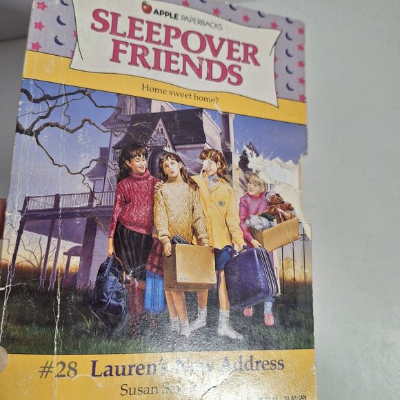 7 Sleepover Friends Book Lot Susan Saunders #s 3 4 6 7 15 20 28 Vintage READ - Picture 4 of 7